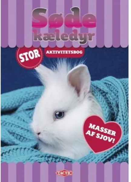 Tactic Söta husdjur stor aktivitetsbok (96s)