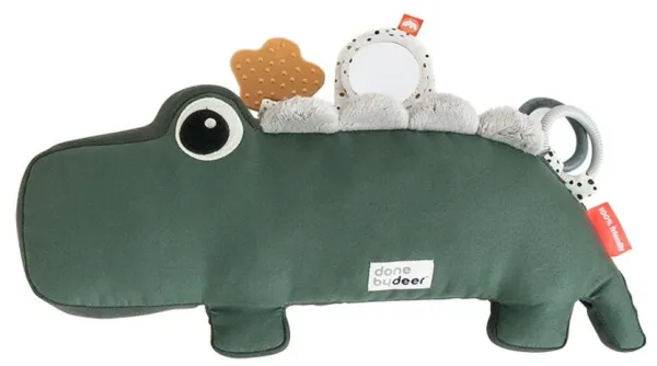Tummy time aktivitetsleksak - Croco, Grön