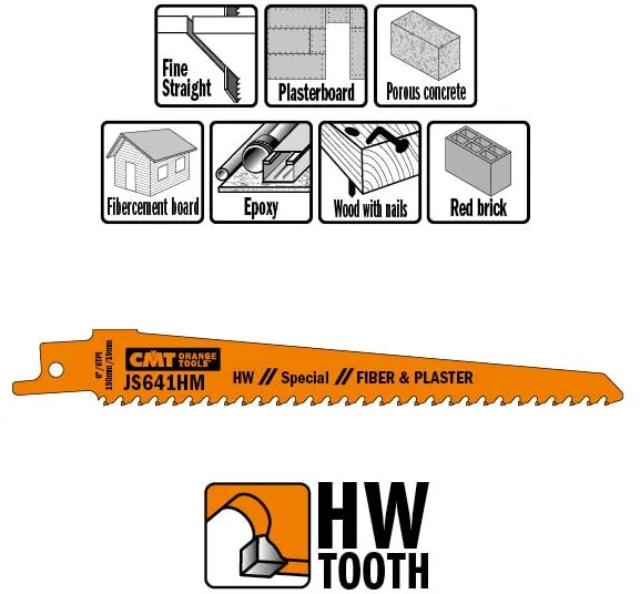 CMT Bajonettblad 150mm HM Spec