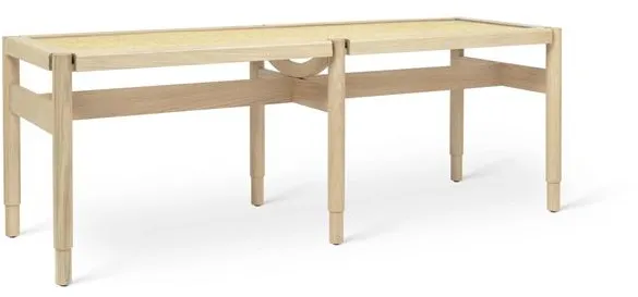 Mater Winston Bänk Matt Lackad Ek