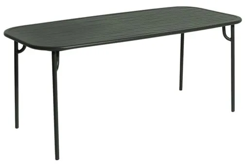Petite Friture WEEK-END Rektangulärt Bord Glasgrön