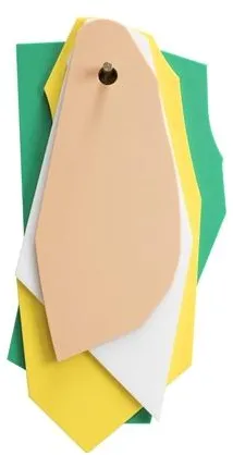 Valerie Objects Skärbräda/Upphängning Grön/Gul/Vit/Rosa