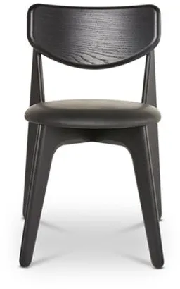 Tom Dixon Slab Matstol Klädd Set om 2 Svart