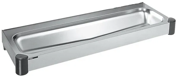 Juvel Intra Juvel P12 diskho utan bakvägg, avlopp i mitten, rostfritt stål